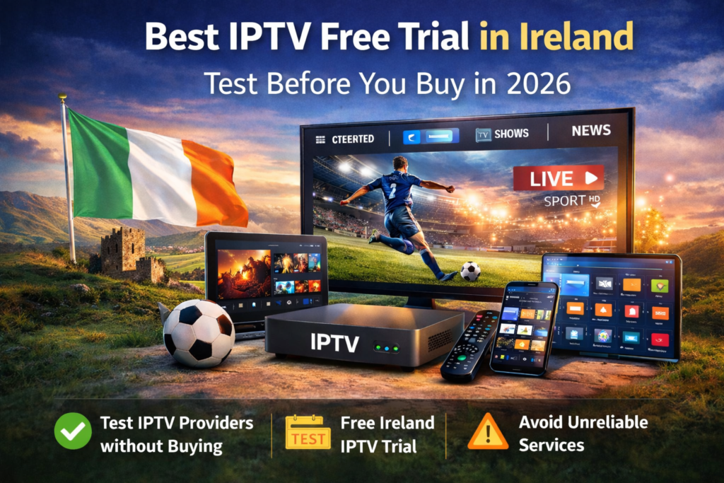 Best IPTV Free Trial in Ireland -Test Before You Buy in 2026