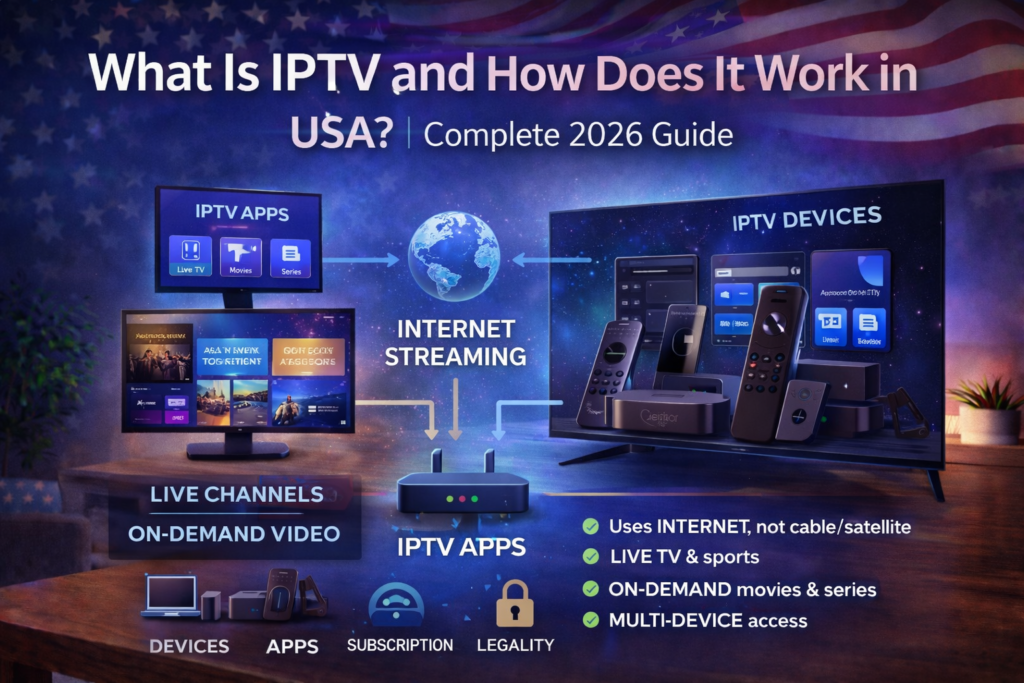 What Is IPTV and How Does It Work in USA? (2026 Easy Guide)