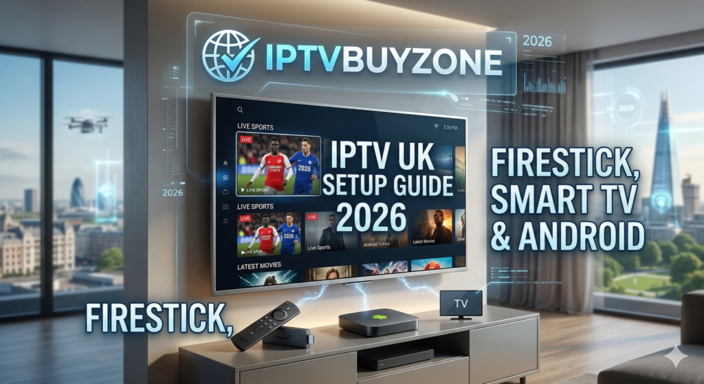 IPTV UK Setup Guide 2026 ( Firestick, Smart TV & Android)